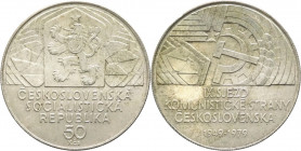 Cecoslovacchia - repubblica socialista (1960-1990) - 50 corone 1979 "9° Congresso del Partito Comunista" - KM# 98 - Ag
FDC

Spedizione in tutto il ...