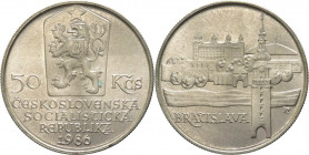 Cecoslovacchia - repubblica socialista (1960-1990) - 50 corone 1986 "Bratislava" - KM# 125 - Ag
FDC

Spedizione in tutto il Mondo / Worldwide shipp...