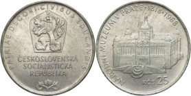 Cecoslovacchia - repubblica socialista (1960-1990) - 25 corone 1968 "150 anni del Museo Nazionale di Praga" - KM# 64 - Ag
FDC

Spedizione in tutto ...
