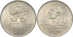Cecoslovacchia - repubblica socialista (1960-1990) - 20 corone 1972 "Andrej Sladkovič" - KM# 76 - Ag
FDC

Spedizione in tutto il Mondo / Worldwide ...