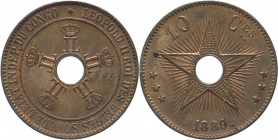 Congo belga - Leopoldo II (1865-1909) - 10 centesimi 1889 - KM# 4 - Cu
mSPL

Spedizione solo in Italia / Shipping only in Italy