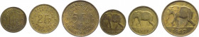 Congo Belga - Leopoldo III (1934-1951) - lotto di 3 monete da 1,2 e 5 franchi (1944,1947) - Ae
mediamente mBB

Spedizione solo in Italia / Shipping...