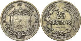 Costa Rica - prima repubblica (1848-1949) - 25 centavos 1892 - KM# 130 - Ag
MB

Spedizione solo in Italia / Shipping only in Italy