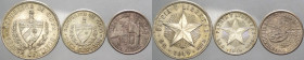 Cuba - prima repubblica (1902-1906, 1909-1959) - lotto di 3 monete da 10 e 20 centesimi, anni vari - Ag
mediamente qSPL

Spedizione solo in Italia ...