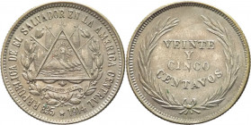 El Salvador - repubblica (dal 1841) - 25 centesimi 1914 - KM# 126 - Ag
FDC

Spedizione solo in Italia / Shipping only in Italy