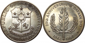 Filippine - repubblica (dal 1946) - 1 peso 1967 "25 anni da Bataan" KM# 195 - Ag
FDC

Spedizione in tutto il Mondo / Worldwide shipping