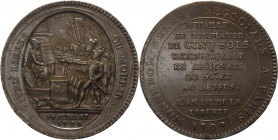 Francia - periodo della Rivoluzione (1789-1799) - token da 5 sol 1792 - KM Tn31 - Ae
mBB

Spedizione solo in Italia / Shipping only in Italy