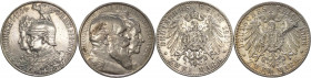Germania - Prussia e Baden - lotto di 2 monete da 2 marchi (1901,1906) - Ag
mediamente mBB

Spedizione solo in Italia / Shipping only in Italy