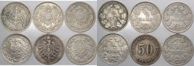 Germania - lotto di 6 monete da 1/2 marco, anni vari - Ag
mediamente mBB

Spedizione solo in Italia / Shipping only in Italy