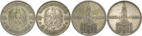 Germania - Terzo Reich (1933-1945) - lotto di 2 monete da 2 marchi 1933 (B,D) - Ag
mediamente BB 

Spedizione solo in Italia / Shipping only in Ita...