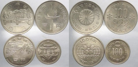 Giappone - Hiroito (1926-1989) - lotto di 4 monete da 100 yen di anni vari - Cu/Ni
mediamente mSPL

Spedizione solo in Italia / Shipping only in It...
