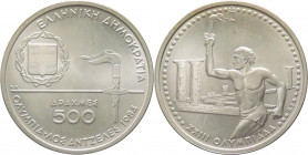 Grecia - Terza repubblica ellenica - (dal 1974) - 500 dracme 1984 "Olimpiadi los Angeles" - KM# 145 - Ag
FDC

Spedizione in tutto il Mondo / Worldw...