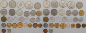 Grecia - Paolo I (1947-1964), Costantino II (1964-1973), terza repubblica (dal 1974) - lotto di 28 monete di taglio, anni e metalli vari
mediamente q...