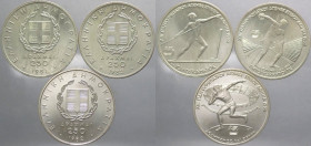 Grecia - Terza repubblica ellenica - (dal 1974) - lotto di 3 monete da 250 dracme del 1981 e 1982 - Ag
FDC

Spedizione in tutto il Mondo / Worldwid...