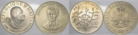 Haiti - seconda repubblica (1957-1986) e terza repubblica (dal 1986) - lotto 2 monete da 0,50 gourdes 1981 e 50 centesimi 1986 - Cu/Ni
FDC

Spedizi...