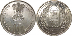 India - repubblica (dal 1950) - 10 rupie 1973 - KM# 188 - Ag
FDC

Spedizione in tutto il Mondo / Worldwide shipping