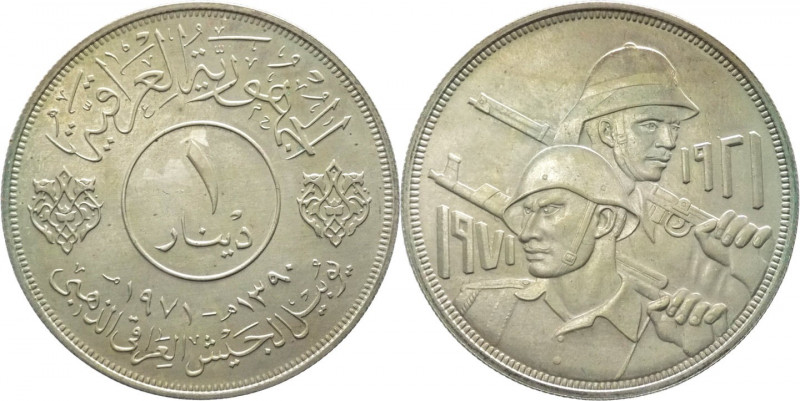 Iraq - repubblica (dal 1958) - 1 dinar 1390 AH (1971) "50esimo anniversario dell...