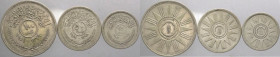 Iraq - repubblica (dal 1958) - lotto di 3 monete da 25,50 e 100 fils 1959 - Ag
mediamente qBB 

Spedizione in tutto il Mondo / Worldwide shipping
