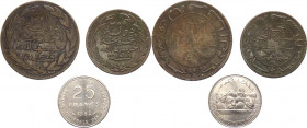 Isole Comores - repubblica federale islamica (1975-2001) - lotto di 3 monete di taglio, anni e metalli vari
mediamente qSPL

Spedizione in tutto il...