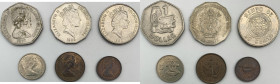 Isole Solomon, Elisabetta II (dal 1952) - lotto di 6 monete di taglio, anni e metalli vari
mediamente SPL

Spedizione in tutto il Mondo / Worldwide...