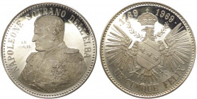 Italia - medaglia per il bicentenario della nascita di Napoleone, 1969 - Ag.800 - 9,85 gr; 39,87 mm
FS

Spedizione in tutto il Mondo / Worldwide sh...