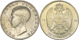 Jugoslavia - Pietro II (1934-1945) - 20 dinara 1938 - KM# 23 - Ag
FDC

Spedizione solo in Italia / Shipping only in Italy