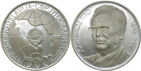 Jugoslavia - Repubblica Socialista Federale (1963-1992) - 1000 dinara 1980 - KM# 78 - Ag
FS

Spedizione in tutto il Mondo / Worldwide shipping