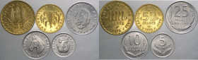 Mali - repubblica (dal 1960) - lotto di 5 monete di taglio, anni e metalli vari
FDC

Spedizione in tutto il Mondo / Worldwide shipping