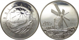 Malta - Elisabetta II (dal 1952) - 5 sterline 1977 "mulino a vento" - KM# 47 - Ag
FS

Spedizione in tutto il Mondo / Worldwide shipping