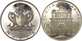 Malta - Elisabetta II (dal 1952) - 2 sterline 1973 "porta Ta'l-Imdina" - KM# 20 - Ag
FS

Spedizione in tutto il Mondo / Worldwide shipping