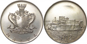 Malta - Elisabetta II (dal 1952) - 2 sterline 1972 "forte S. Angelo" - KM# 14 - Ag
FS

Spedizione in tutto il Mondo / Worldwide shipping