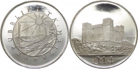 Malta - Repubblica (dal 1974) - 4 sterline 1975 "porta S. Agata" - KM# 33 - Ag
FS

Spedizione in tutto il Mondo / Worldwide shipping