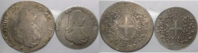 Malta - Ordine di Malta, Emmanuel de Rohan-Polduc (1775-1797) - lotto di 2 monete da 2 scudi e 1 scudo (1796,1798) - Ag
mediamenre BB 

Spedizione ...