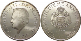 Principato di Monaco - Ranieri III (1949-2005) - 100 franchi 1974 "25esimo anniversario del regno" - Gad#149 - Ag
FS

Spedizione in tutto il Mondo ...