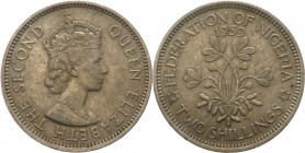 Nigeria - Elisabetta II (dal 1952) - 2 shilling 1959 - KM# 6 - Cu/Ni
SPL

Spedizione in tutto il Mondo / Worldwide shipping