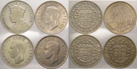 Nuova Zelanda - lotto di 4 monete da mezza corona, anni vari - notata mezza corona del centenario della colonizzazione della Nuova Zelanda - Ag
media...