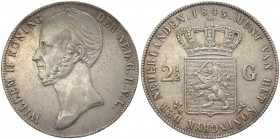 Olanda - Guglielmo II (1840-1849) 2,5 Gulden 1845 - KM# 69 - Ag
mBB 

Spedizione solo in Italia / Shipping only in Italy