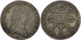 Paesi Bassi Austriaci - Giuseppe II (1780-1790) - 1/4 kronenthaler 1790 - zecca di Vienna - KM# 38 - Ag
qBB 

Spedizione solo in Italia / Shipping ...