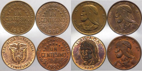 Panama - repubblica (dal 1903) - lotto di 4 monete da 1 centesimo, anni vari - Cu
mediamente SPL

Spedizione solo in Italia / Shipping only in Ital...