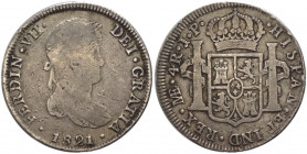 Perù. monetazione coloniale - Ferdinando VII (1808, 1813-1833) - 4 reales 1821 - zecca di San Josè - KM# 116 - Ag 
MB

Spedizione solo in Italia / ...