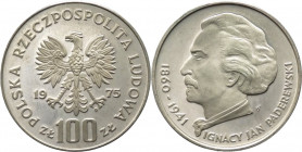 Polonia - repubblica popolare (1952-1989) - 100 zloty 1975 "Ignacy Jan Paderewski" - Y# 77 - Ag
FS

Spedizione in tutto il Mondo / Worldwide shippi...