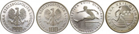 Polonia - repubblica popolare (1952-1989) - lotto di 2 monete da 100 zloty 1980 e 200 zloty 1984 - Ag 
FS

Spedizione in tutto il Mondo / Worldwide...
