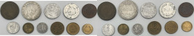 Romania - Mihai I (1927-1930, 1940-1947) e repubblica popolare (1947-1965) - lotto di 12 monete di taglio, anni e metalli vari
mediamente BB

Spedi...