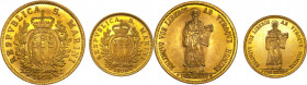 San Marino - repubblica, nuova monetazione (dal 1972) - dittico da 1 e 2 scudi 1974 - Au .917
FDC

Spedizione in tutto il Mondo / Worldwide shippin...