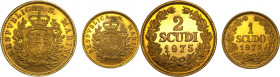 San Marino - repubblica, nuova monetazione (dal 1972) - dittico da 1 e 2 scudi 1975 - Au .917
FDC

Spedizione in tutto il Mondo / Worldwide shippin...