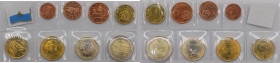 San Marino - repubblica - serie euro 8 valori composta da monete del 2006 e 2007 - metalli vari
FDC

Spedizione in tutto il Mondo / Worldwide shipp...