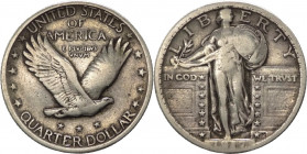 Stati Uniti d'America (dal 1776) - 1/4 dollaro 1917 "standing Liberty" - KM# 145 - Ag
MB

Spedizione solo in Italia / Shipping only in Italy