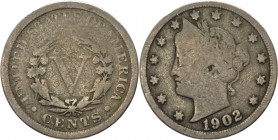 Stati Uniti d'America (dal 1776) - 5 centesimi 1902 "Liberty Nickel" - KM# 112 - Ni
B

Spedizione solo in Italia / Shipping only in Italy