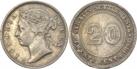 Straits Settlements - Vittoria (1837-1901) - 20 centesimi 1891 - KM# 12 - Ag
mBB

Spedizione solo in Italia / Shipping only in Italy