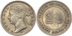 Straits Settlements - Vittoria (1837-1901) - 20 centesimi 1900 - KM# 12 - Ag
mBB

Spedizione solo in Italia / Shipping only in Italy